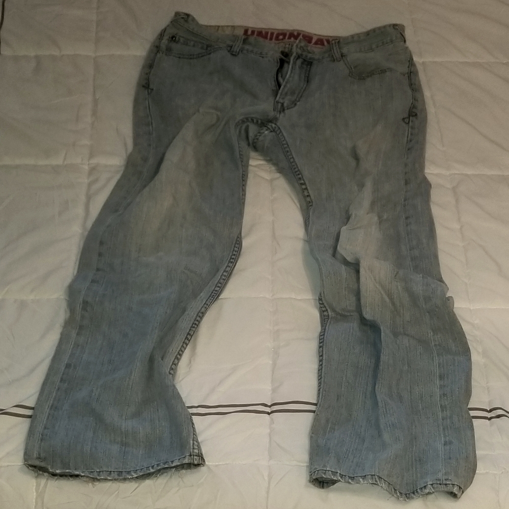light blue jeans